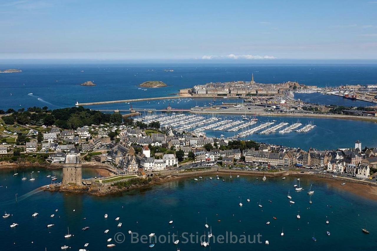 Logement Entier Saint Malo Vue Mer, Proche Ferry, Commerces Et Plage Solidor 50 M Bagian luar foto